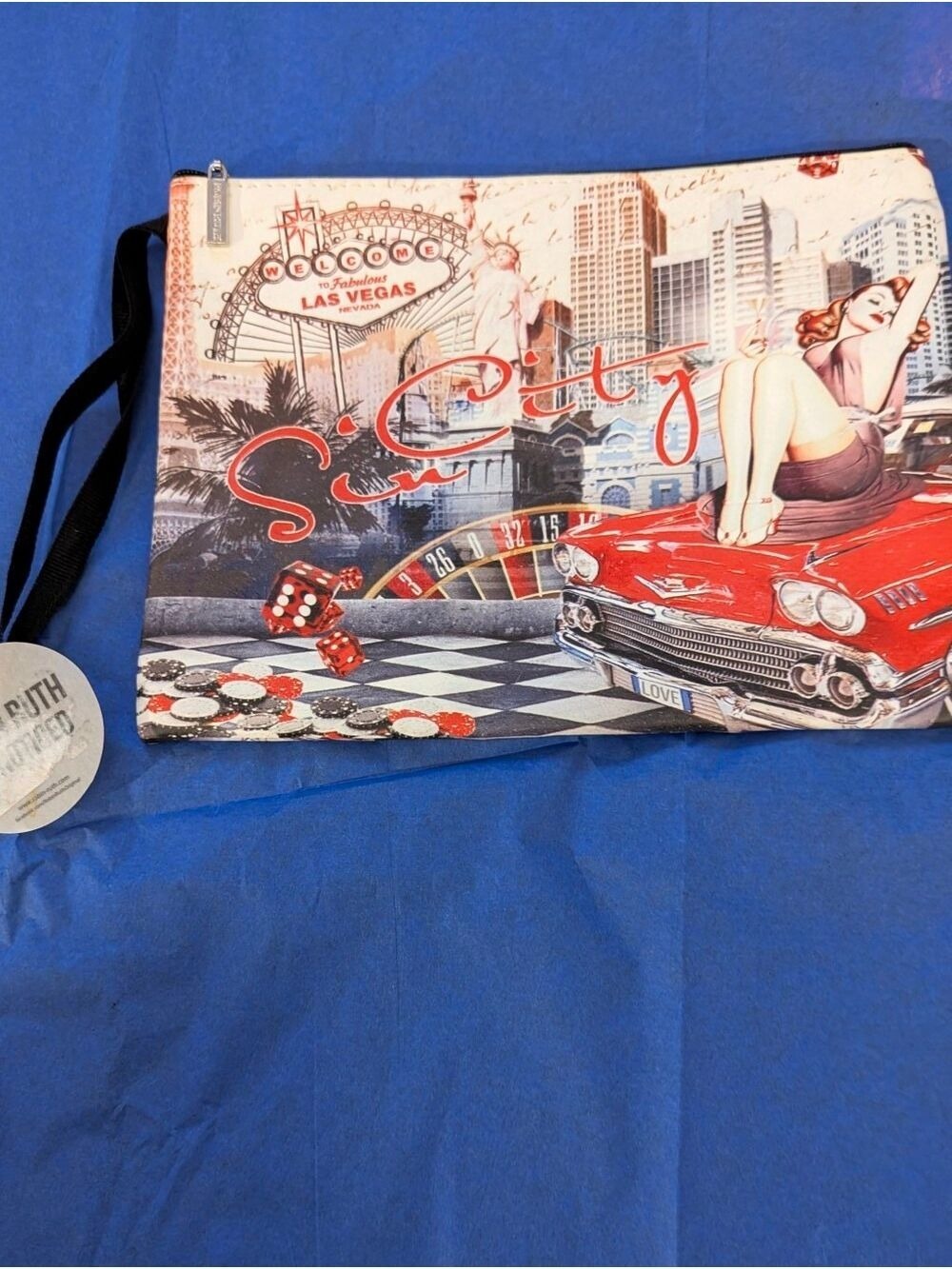Robin Ruth- Sin City Pinup Las Vegas cosmetic Bag